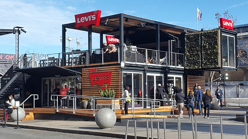 Levi's Lot Offers a Respite From Super Bowl City - Event Marketer