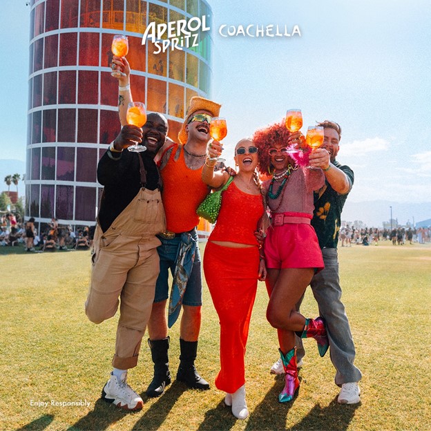 Aperol’s Italian Piazza at Coachella 2024 