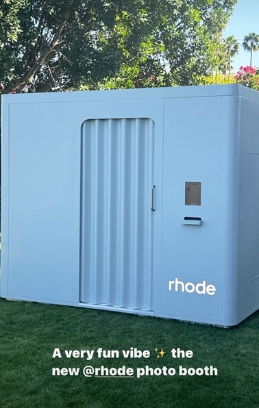 Rhode’s Photo Booth at Coachella 2024